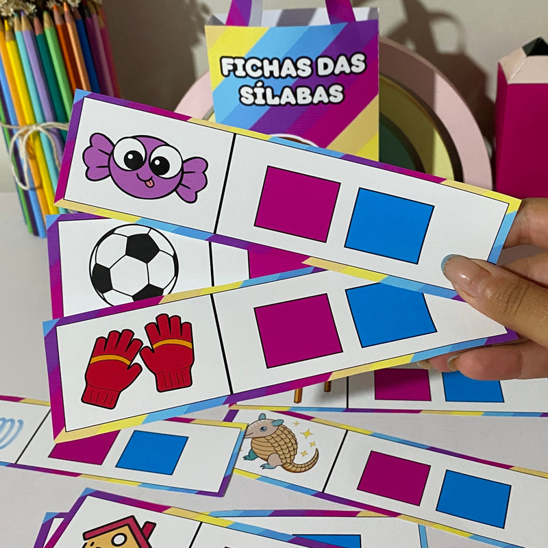 Jogo das Sílabas – Leitura e Consciência Fonológica.