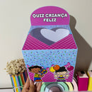 Quiz Criança Feliz – 20 fichas - ensinar: amizade, respeito e empatia de forma leve e divertida.