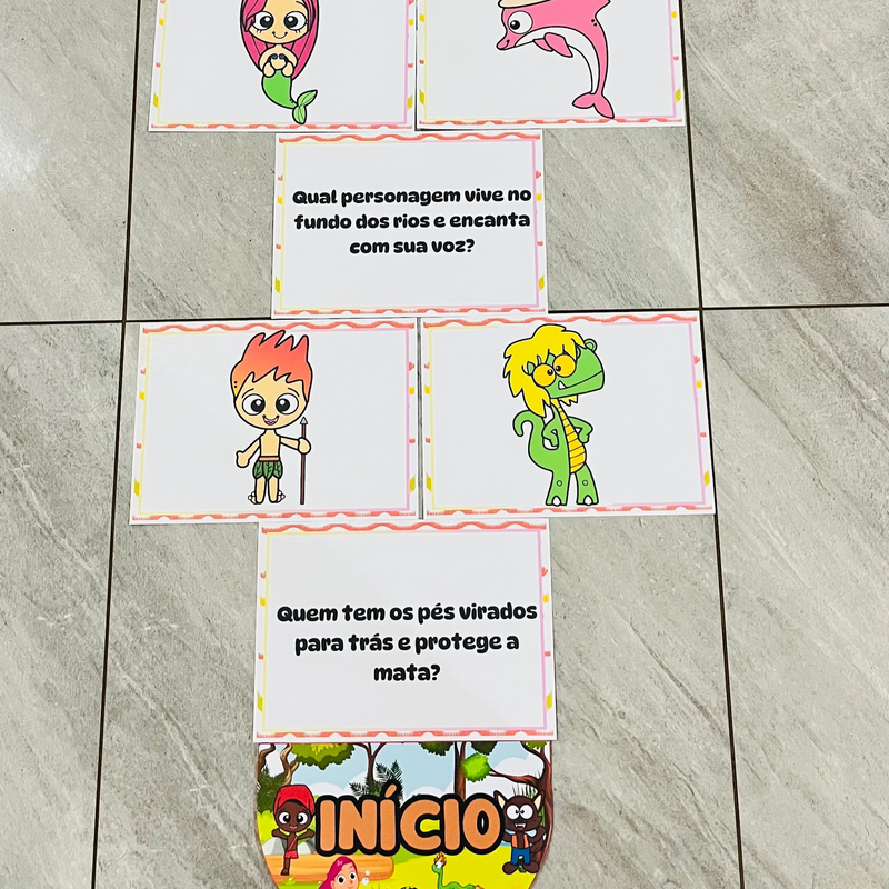 Amarelinha do Folclore – Brincar e Aprender com Cultura Brasileira!
