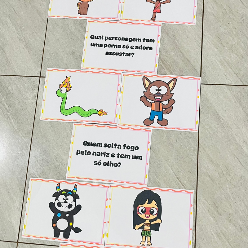 Amarelinha do Folclore – Brincar e Aprender com Cultura Brasileira!