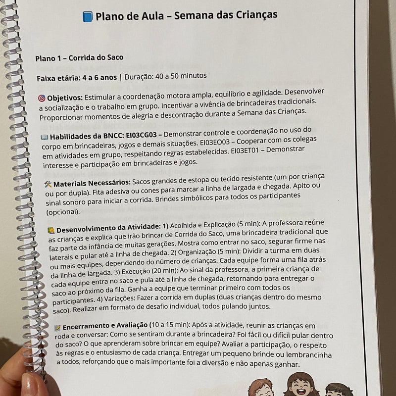 Plano de Aula – Semana das Crianças - 10 atividades