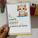 Caderno de Leitura – Primeiros Passos para Ler com Encanto! 26 frases curtas.