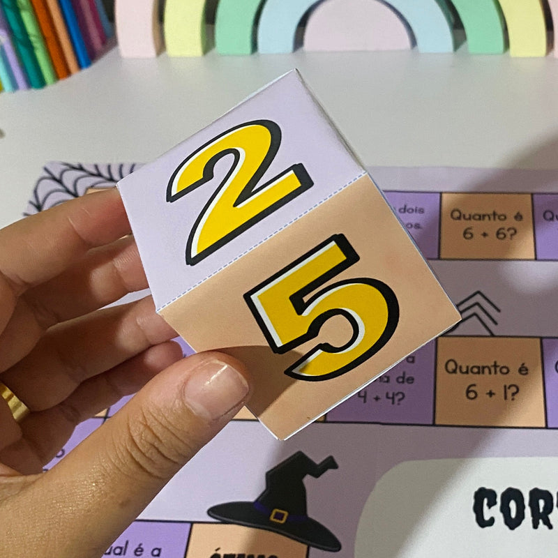 🎃 Corrida Matemática – Tema Halloween 👻