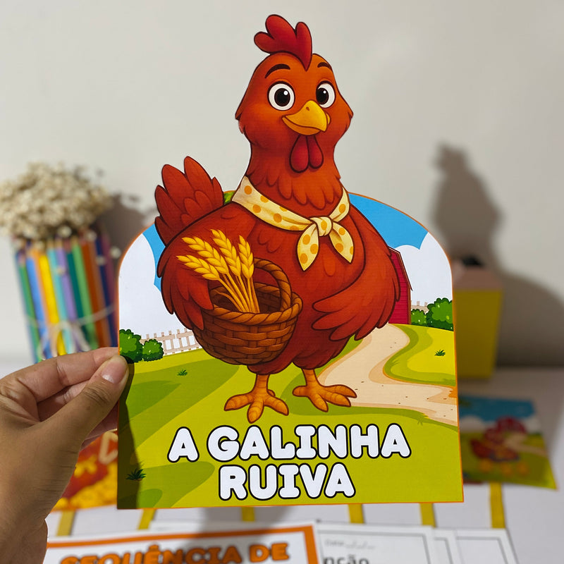 Luva - A Galinha Ruiva – História, Valores e Diversão em um Só Material!