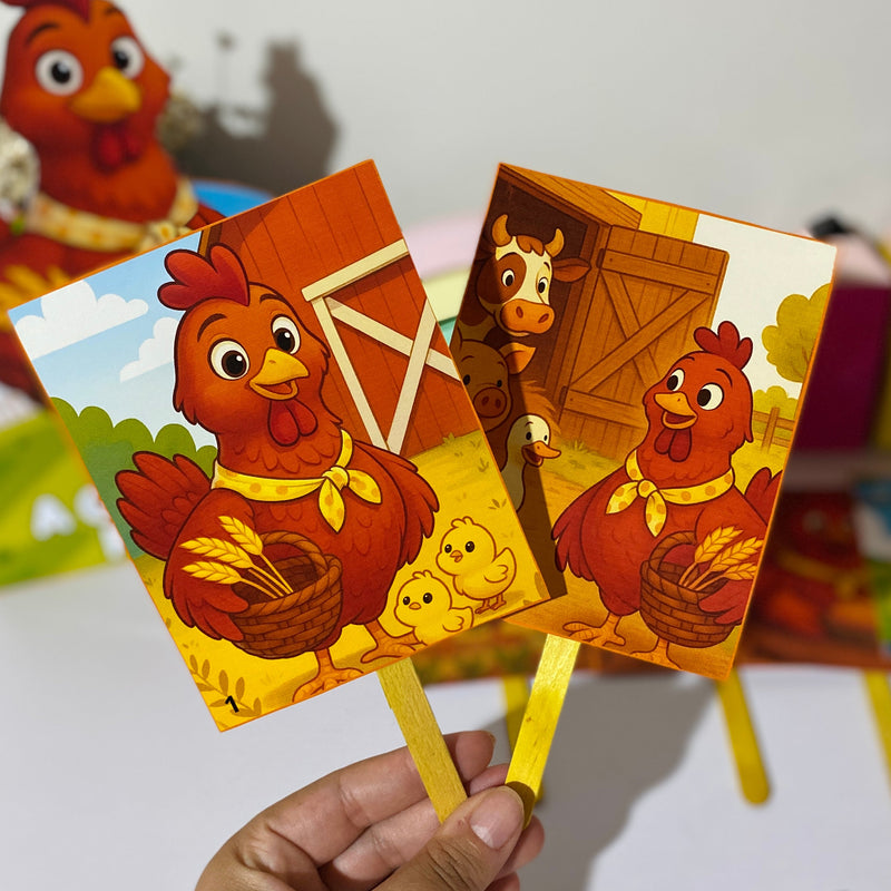 Luva - A Galinha Ruiva – História, Valores e Diversão em um Só Material!