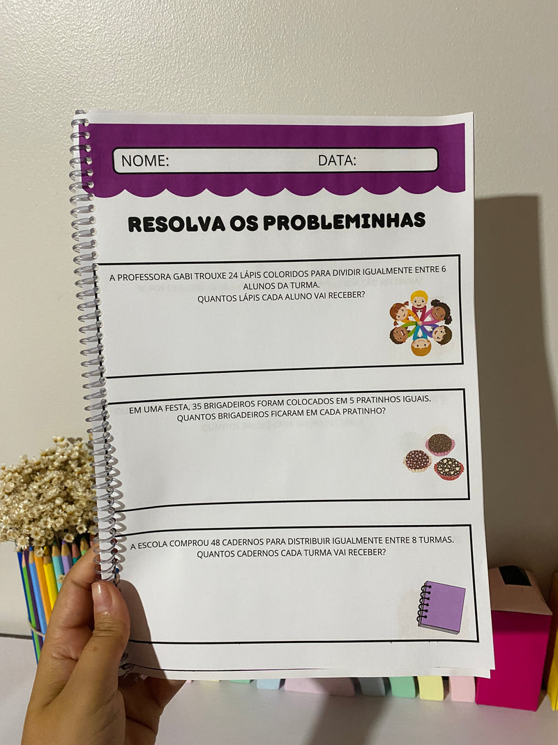 30 Probleminhas de Divisão para o 3º e 4º ano do Ensino Fundamental