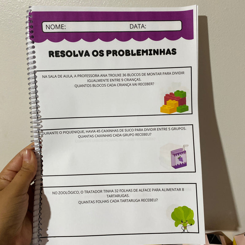 30 Probleminhas de Divisão para o 3º e 4º ano do Ensino Fundamental