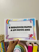 16 Plaquinhas de Apresentação – Encerramento Escolar