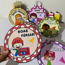 Bolsinhas Boas Férias! – Lembrancinha de Encerramento - 6 modelinhos