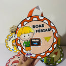 Bolsinhas Boas Férias! – Lembrancinha de Encerramento - 6 modelinhos