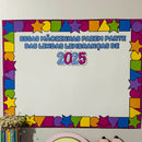 Painel “Carimbo das Mãozinhas – Aula da Saudade”