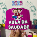 Painel “Carimbo das Mãozinhas – Aula da Saudade”