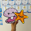 Kit Sala – Fundo do Mar - 124 páginas -  Transforme sua sala em um verdadeiro mergulho encantado!