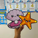 Kit Sala – Fundo do Mar - 124 páginas -  Transforme sua sala em um verdadeiro mergulho encantado!