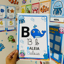 Kit Sala – Fundo do Mar - 124 páginas -  Transforme sua sala em um verdadeiro mergulho encantado!