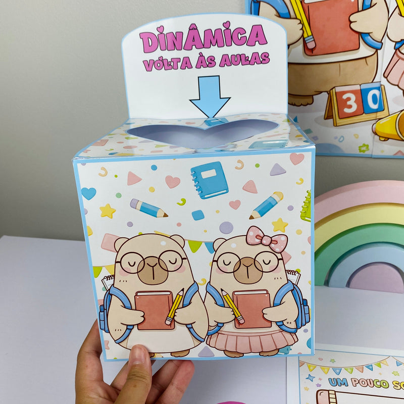 Caixa Dinâmica Volta às Aulas – Capivarinhas