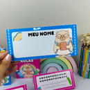 Mini Kit Volta às Aulas – Acolhimento e Organização - tema capivara