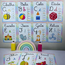 Alfabeto Cursivo de Parede