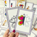 14 Cards de Simetria e  14 Cards de Pintura