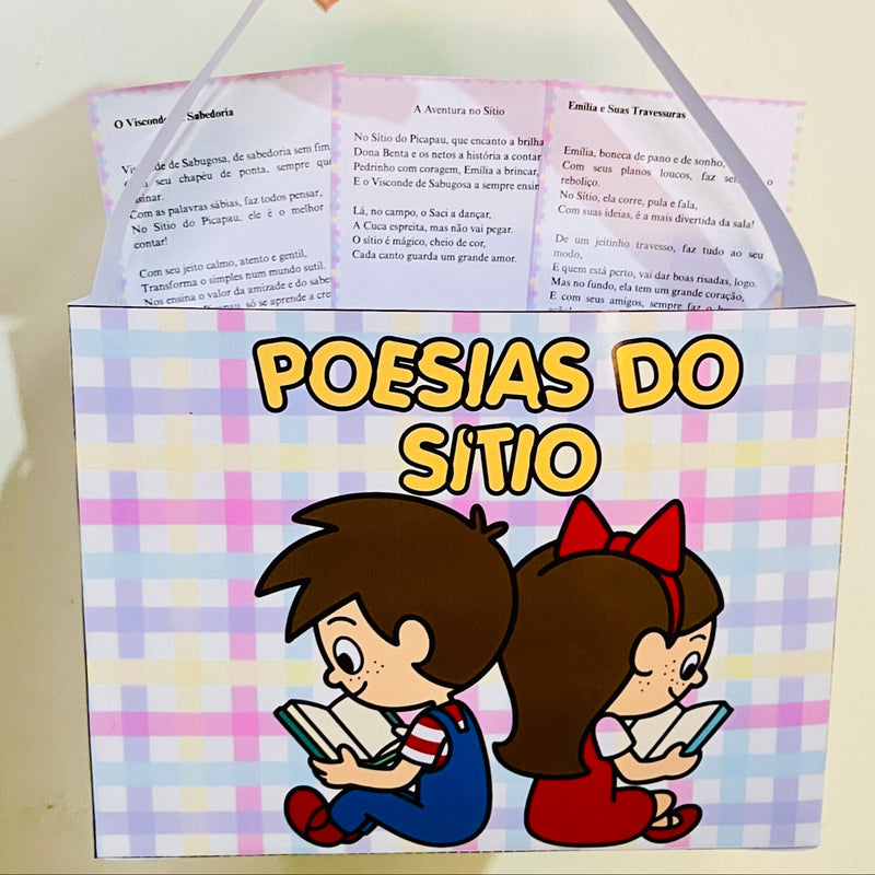 Sacolinha das Poesias do Sítio - textos que encantam e ensinam - 42 poesias