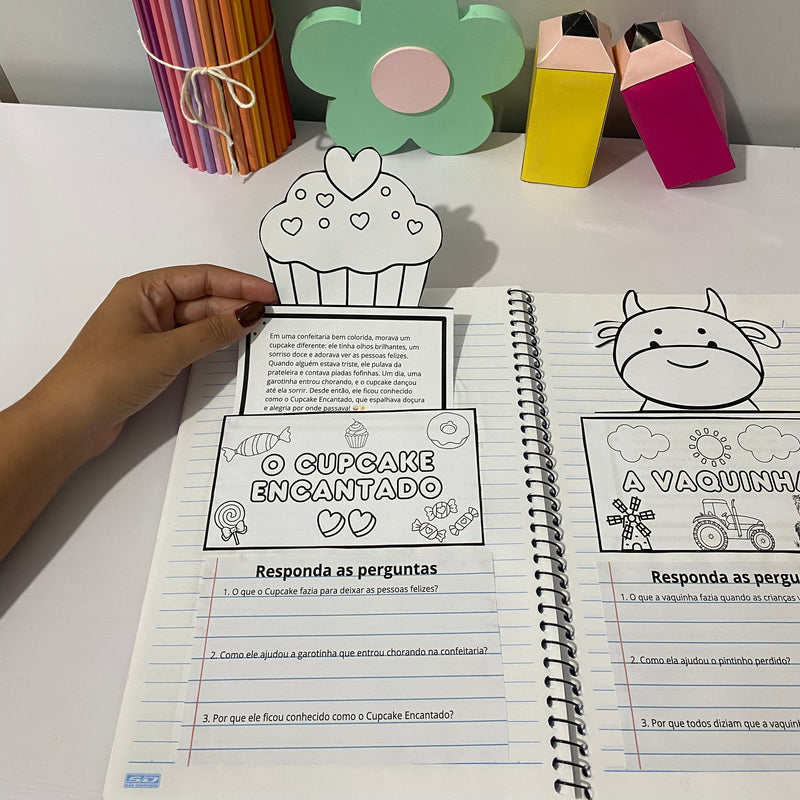 Texto Interativo – Pequenos Contos com Atividades de Interpretação