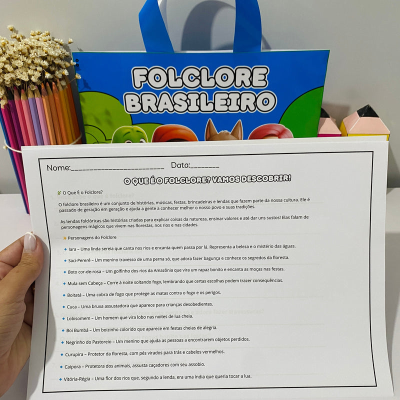 Sacola do Folclore – Mergulhe nas lendas e encantos do nosso Brasil