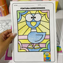 Atividade: Pintura Direcionada (5 desenhos)