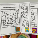 Atividade: Pintura Direcionada (5 desenhos)