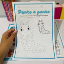 Atividade ligue os pontos - A cada ligação, uma surpresa fofa se revela, tornando o aprendizado leve e divertido!