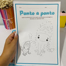 Atividade ligue os pontos - A cada ligação, uma surpresa fofa se revela, tornando o aprendizado leve e divertido!