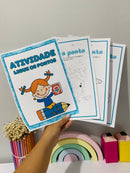 Atividade ligue os pontos - A cada ligação, uma surpresa fofa se revela, tornando o aprendizado leve e divertido!