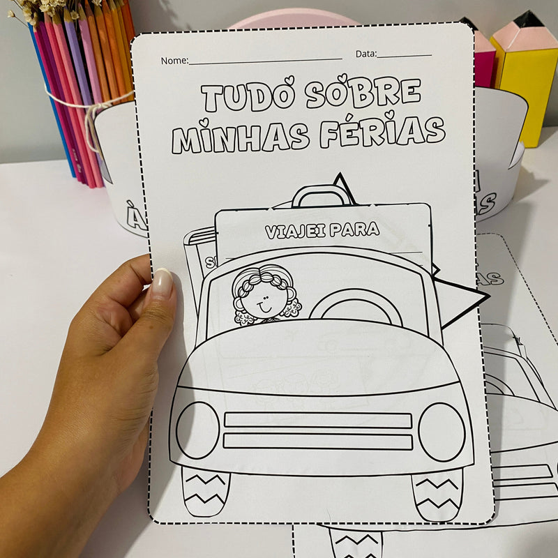 Atividade Interativa: Tudo Sobre Minhas Férias