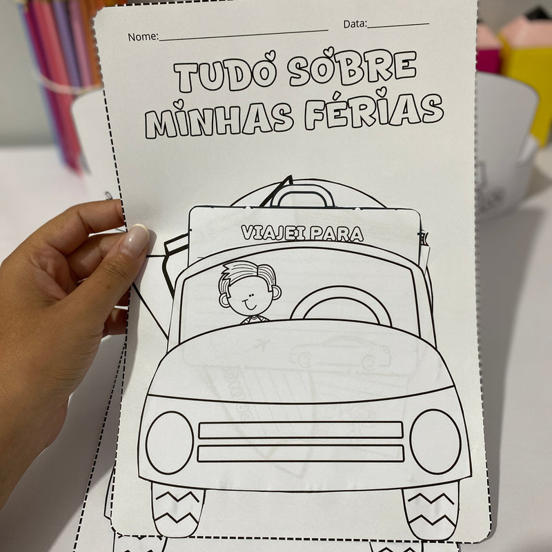 Atividade Interativa: Tudo Sobre Minhas Férias