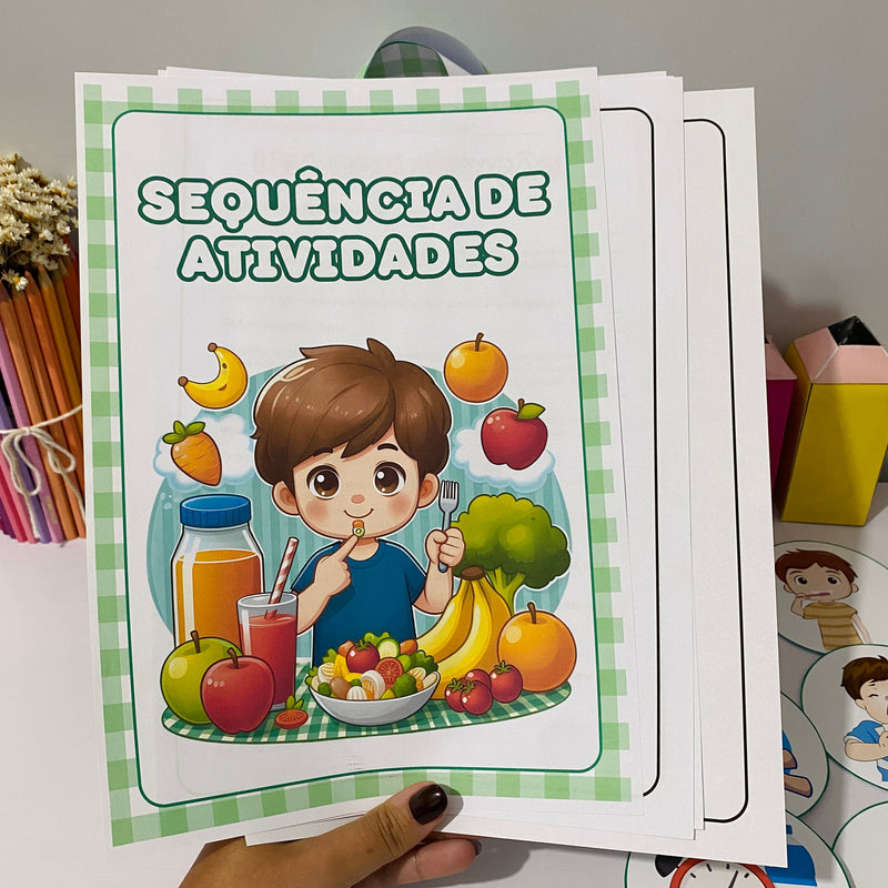 Sacola criativa - Cuidado com a saúde: Ensine bons hábitos de forma leve, divertida e significativa!