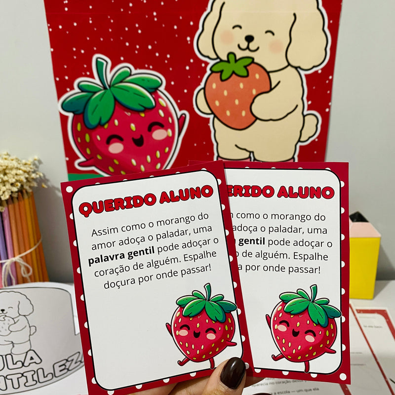 Dinâmica do Morango – Um jeito doce de ensinar gentileza, empatia e convivência saudável!