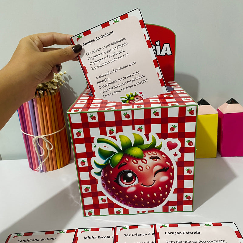 Caixa de Poesias Rimadas – Leitura com Sentimento e Encanto! (15 cards)