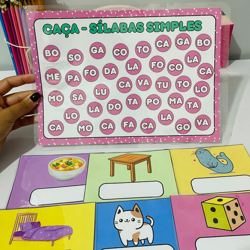 Caça as Sílabas Simples e Complexas – Aprender sílabas nunca foi tão simples e envolvente!