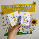 Painel + Cartão Porta-Bis Setembro Amarelo - 95x95 cm