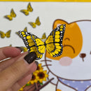 Painel + Cartão Porta-Bis Setembro Amarelo - 95x95 cm