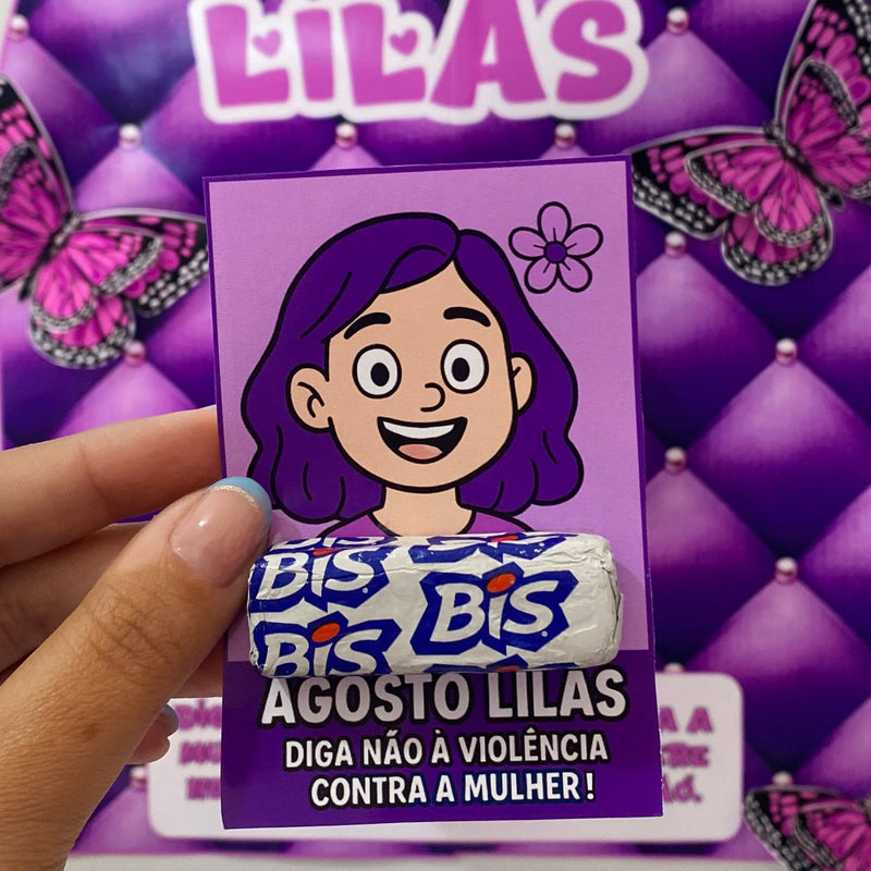 Painel - Agosto Lilás –  Mais do que uma atividade, é um momento de conversa e acolhimento💜