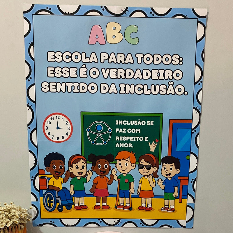 Semana da Inclusão – Painel, Coroas e Lembrancinhas - Conscientização de Forma Divertida e Afetiva