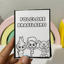 Mini Livro de Colorir – Folclore Brasileiro