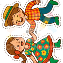 4 Bambolês - Temas: Tradicional, Fogueira e Balões, Comidas Típicas e Quadrilha -  Festa Junina