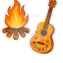 4 Bambolês - Temas: Tradicional, Fogueira e Balões, Comidas Típicas e Quadrilha -  Festa Junina