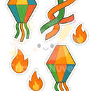 4 Bambolês - Temas: Tradicional, Fogueira e Balões, Comidas Típicas e Quadrilha -  Festa Junina