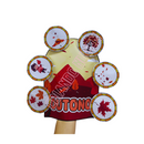 COMBO: Luvas de história das 4 estações (verão, outono, inverno e primavera) + Amarelinha dos 4 elementos naturias (fogo, água, terra e ar)