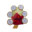 COMBO: Luvas de história das 4 estações (verão, outono, inverno e primavera) + Amarelinha dos 4 elementos naturias (fogo, água, terra e ar)