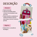 Sacola - A casa que rimava - Versão ilustrada do poema “A Casa que Rimava”, criada para desenvolver a consciência fonológica de forma leve e divertida!