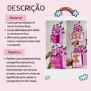 Caixa Outubro Rosa + cards para balas e lembrancinhas + mini cartaz