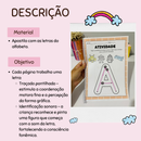 Apostila do Alfabeto - Cada página trabalha uma letra com atividades claras e objetivas!